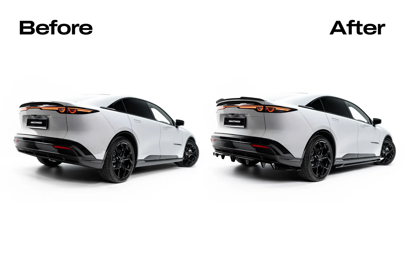 Spoiler Cap passend voor Mazda 6e Mk1 Glans Zwart – Maxton Design