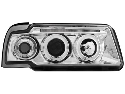 Audi 80 Faros con Angel Eyes rings