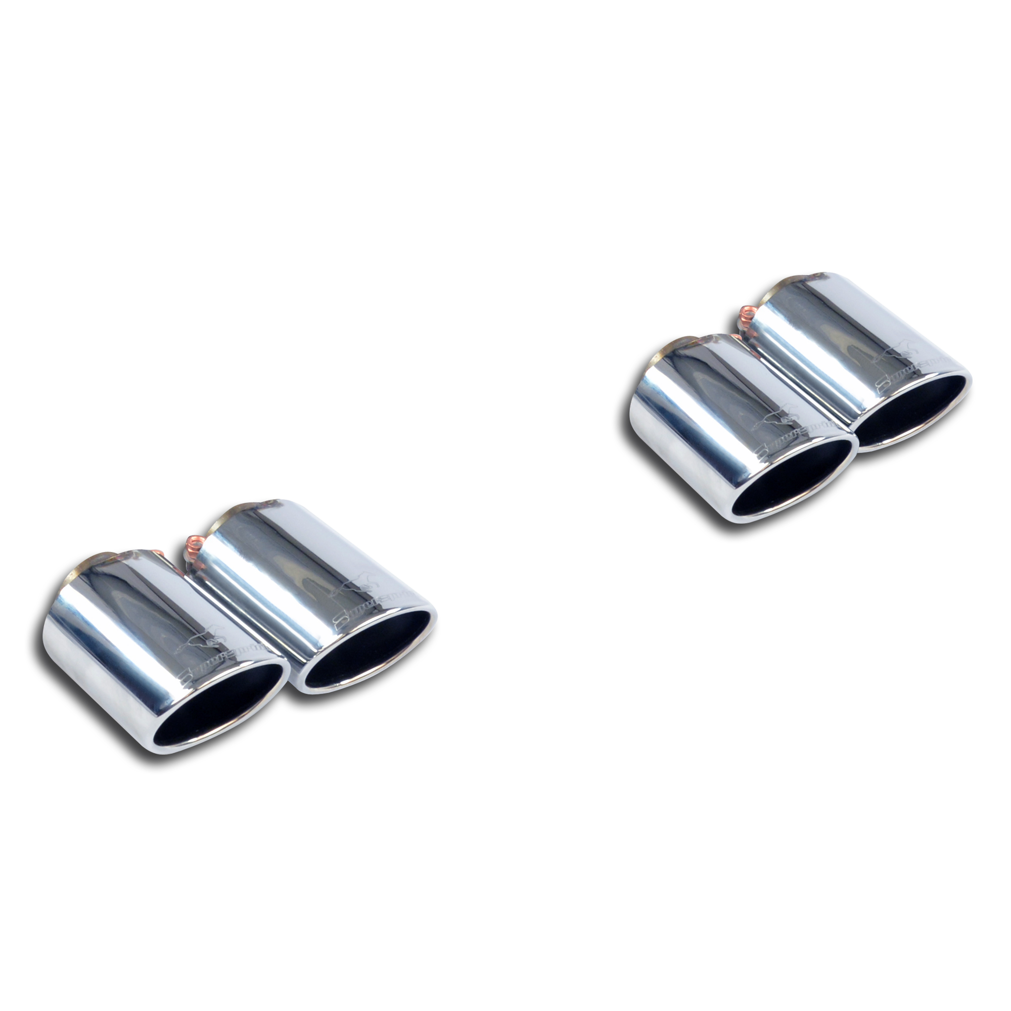 AUDI A5 F5 Sportback 2.0 TFSI (190 - 252 Hp) 2017 Endpipe kit Right + Left 2 exit 90x70