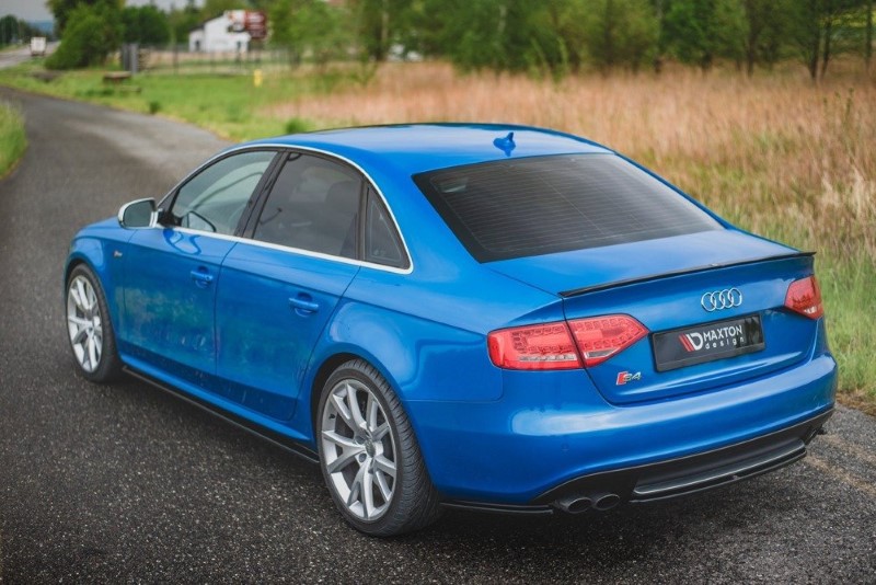 Spoilerkap Audi A4 / A4 S-Line B8 / B8 FL Sedan Glanzend Zwart Maxton