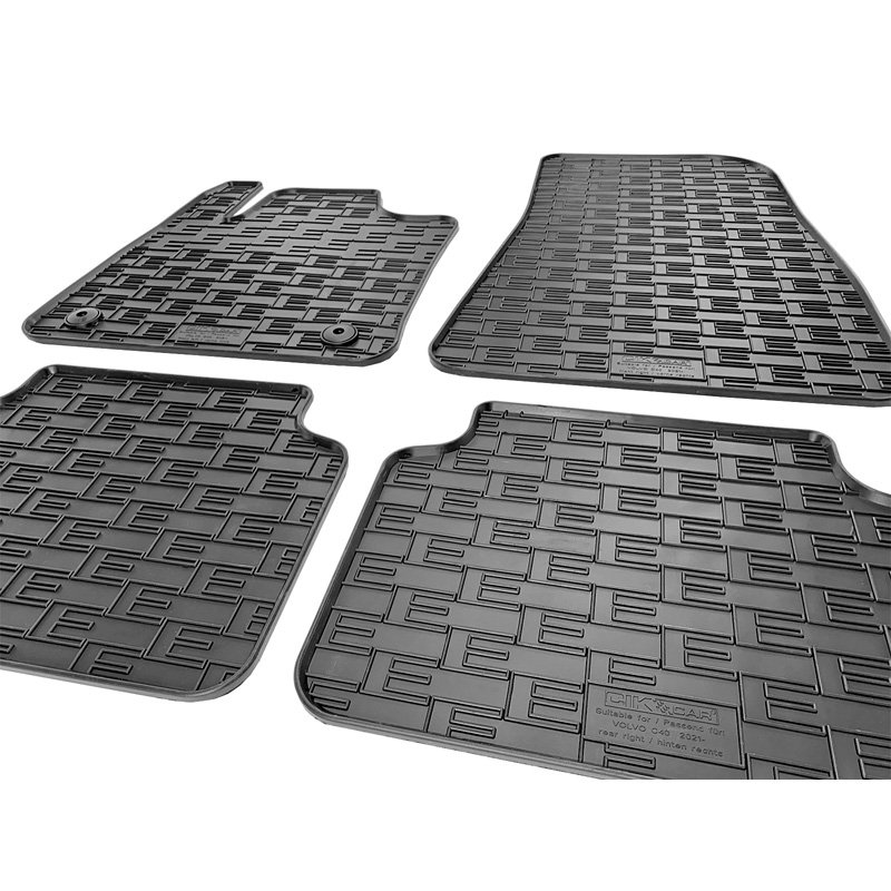 Rubber matten  Volvo C40 Recharge 2021- & XC40 Recharge 2021- (4-delig + montagesysteem)
