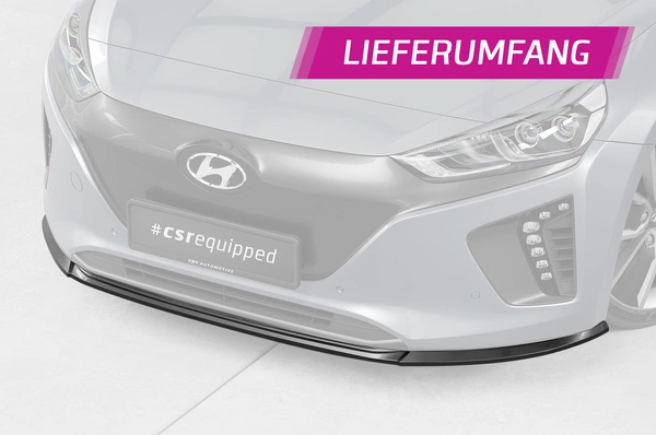 Voorspoiler Hyundai Ioniq Glans Zwart van CSR Automotive (Facelift 2019-)