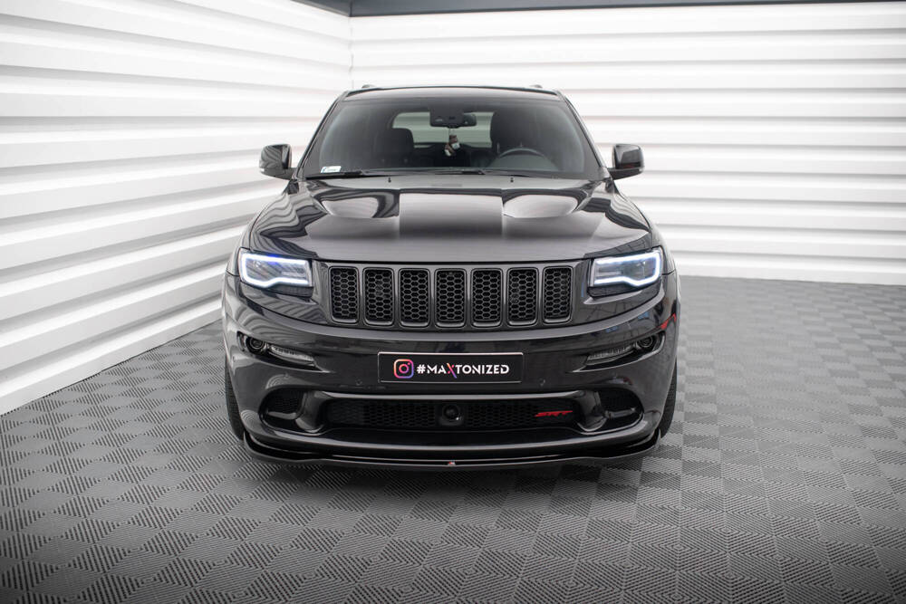 Voorspoiler Jeep Grand Cherokee SRT WK2 FL Maxton Glans Zwart