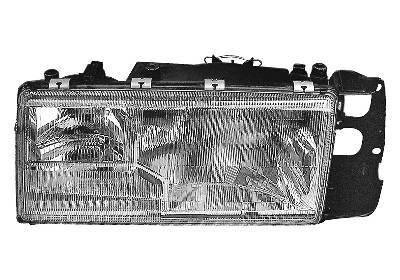 koplamp, H4+H1+H1, rechts Volvo 900, 1990-1997