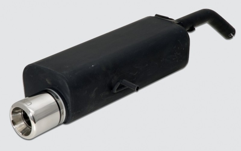 Einddemper Citroen C3 2002-2009 RVS eindstuk 90mm