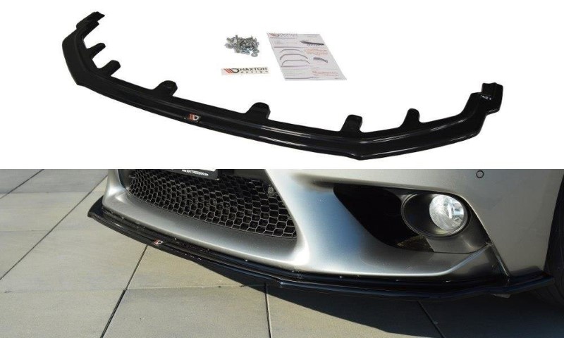 Voorspoiler Lexus IS Mk3 V.1 Glanzend Zwart