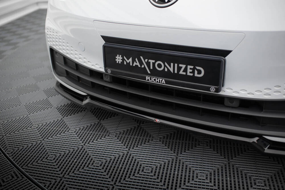Voorspoiler V.1 Volkswagen ID.3 Maxton Glans Zwart