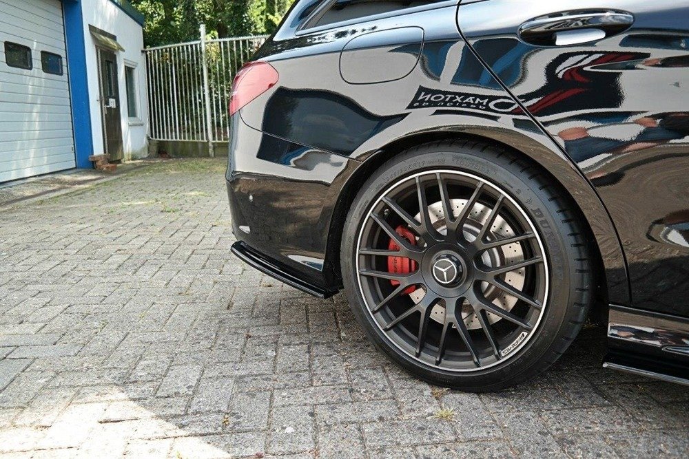 Zijdiffuser Mercedes C-Class S205 63AMG Limousine/Estate Glans Zwart