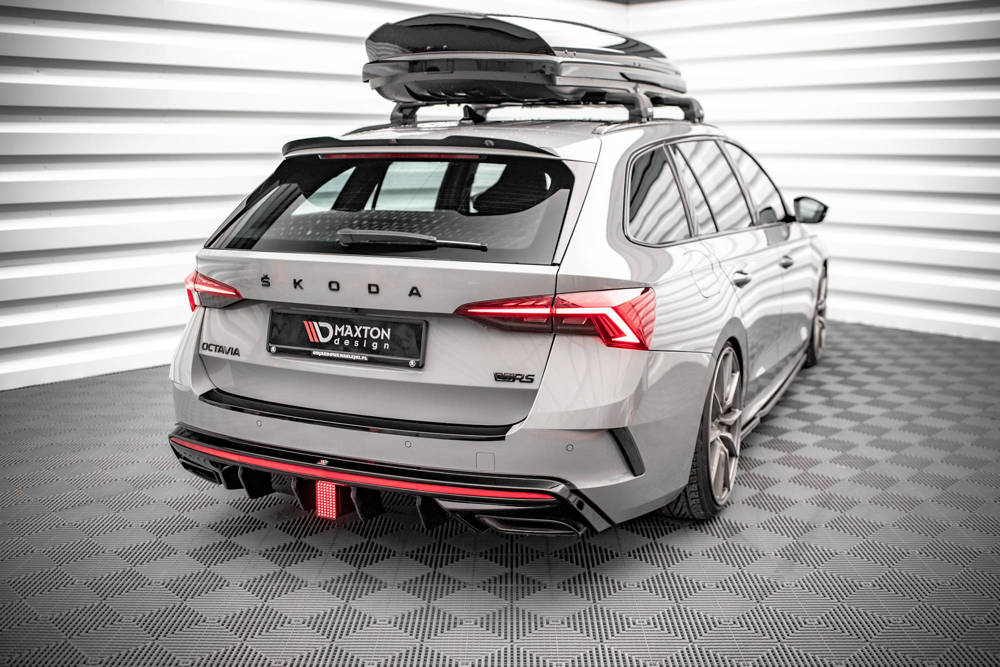 Diffuser Skoda Octavia RS MK4 Maxton Glans Zwart