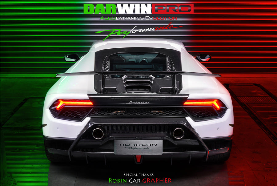 Lamborghini Huracan LP610 Performante Style Carbon Spoiler en Motorkap 2015-2020