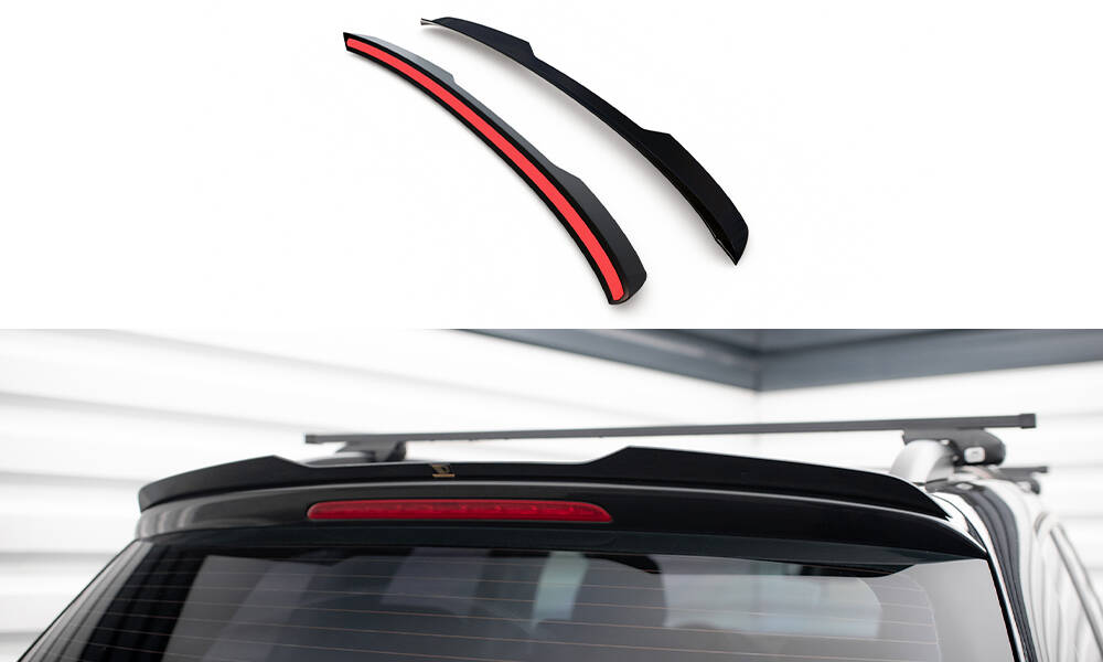 Spoiler Volkswagen Touareg Maxton Glans Zwart