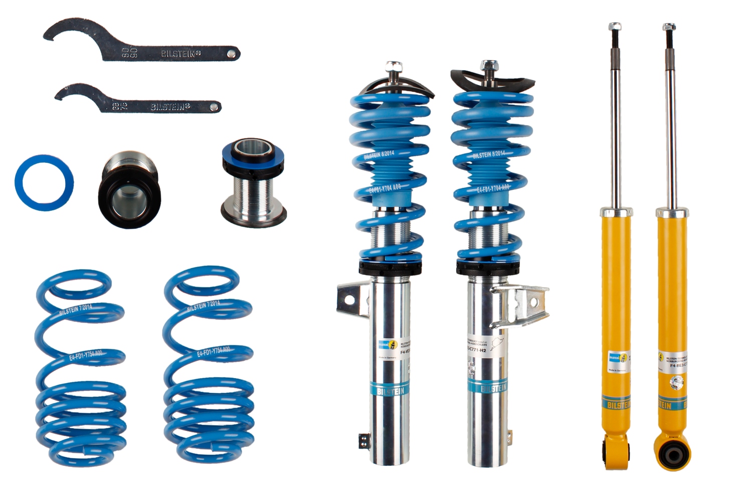 Bilstein B14 Amortiguador De Muelles Audi A3 Seat Leon Golf 5