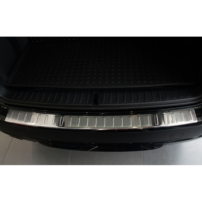 RVS Achterbumperprotector  BMW X3 2010-2014 incl. M-Sport 'Ribs'