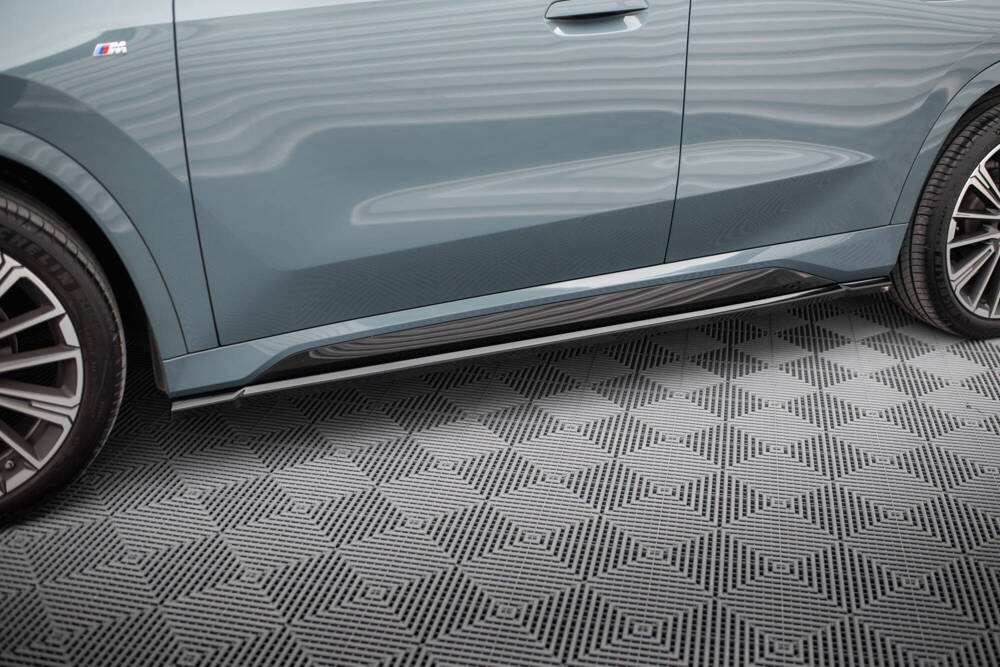 Zijskirts BMW X1 M Pakket U11 Maxton Glans Zwart