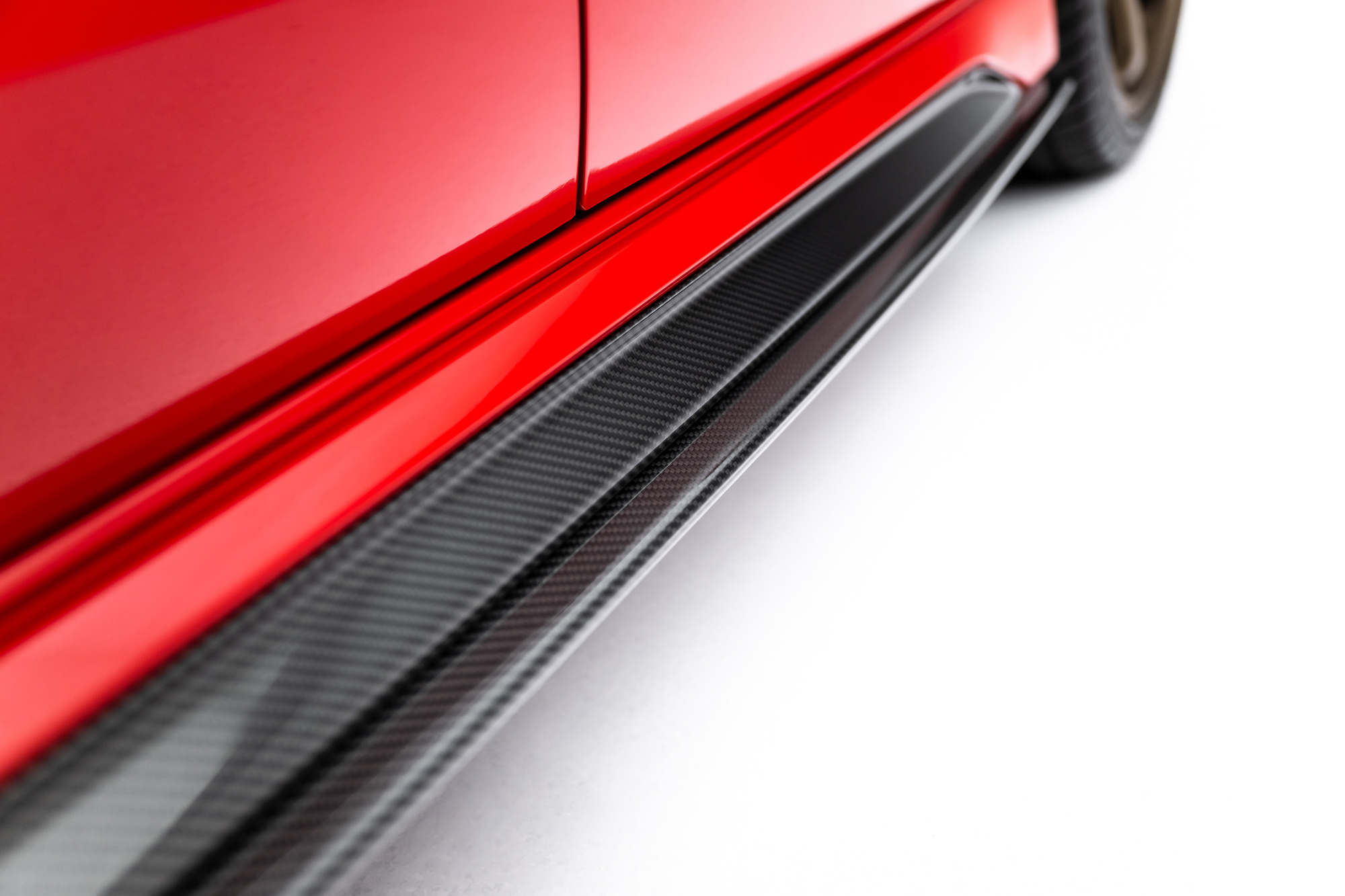 Set of Prepreg Carbon Fiber Zijskirts Audi RS3 Sedan 8Y Facelift – Maxton Design
