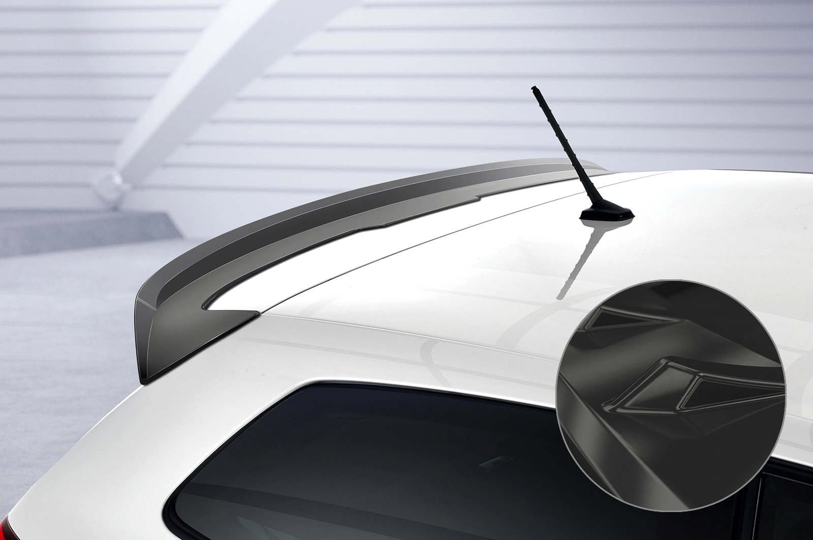 Achterspoiler VW Polo V (Typ 6C) GTI glans zwart 2014–2017 (Facelift)