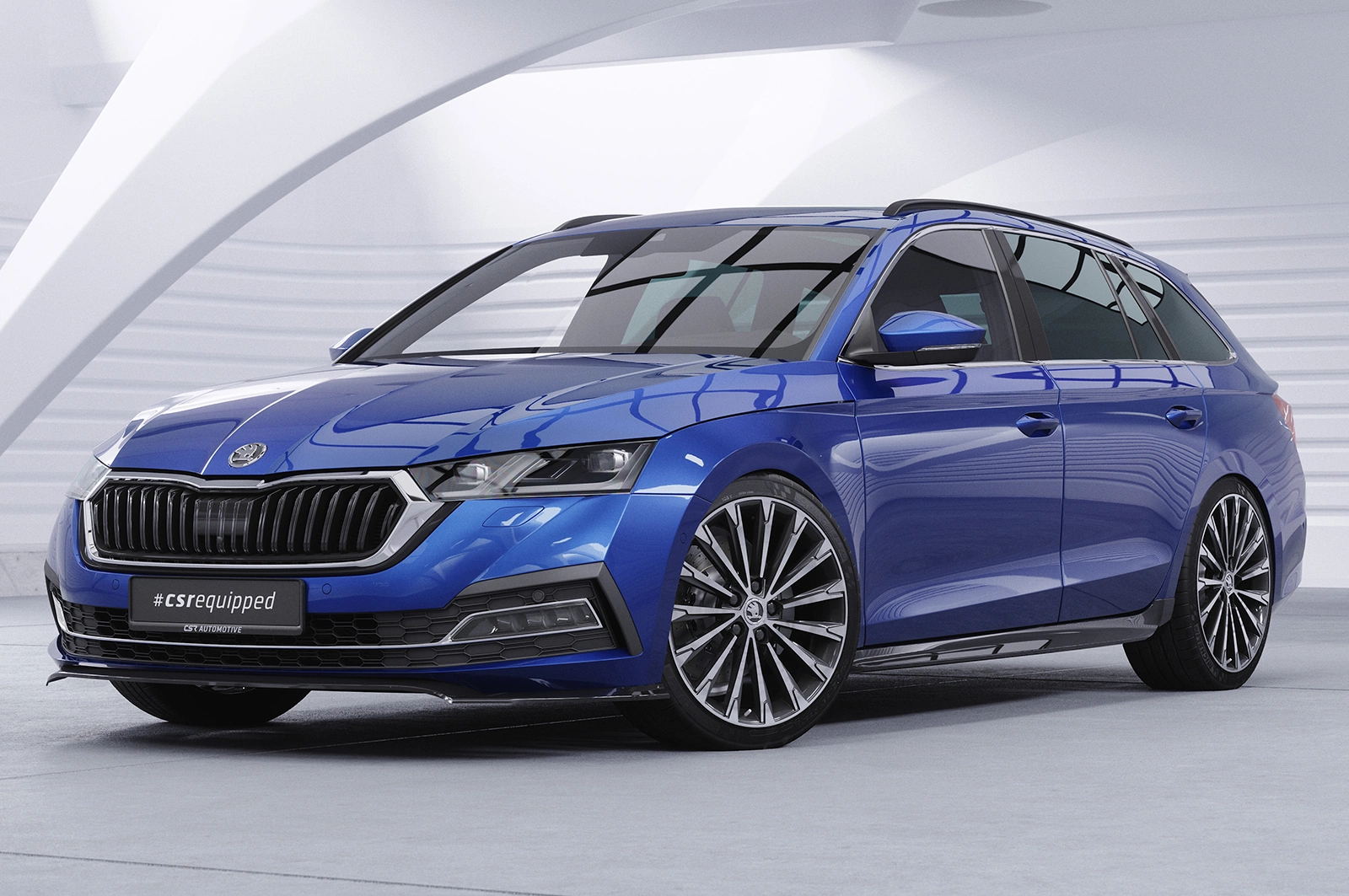 Voorspoiler Skoda Octavia 4 Glans Zwart (2019-) van CSR Automotive