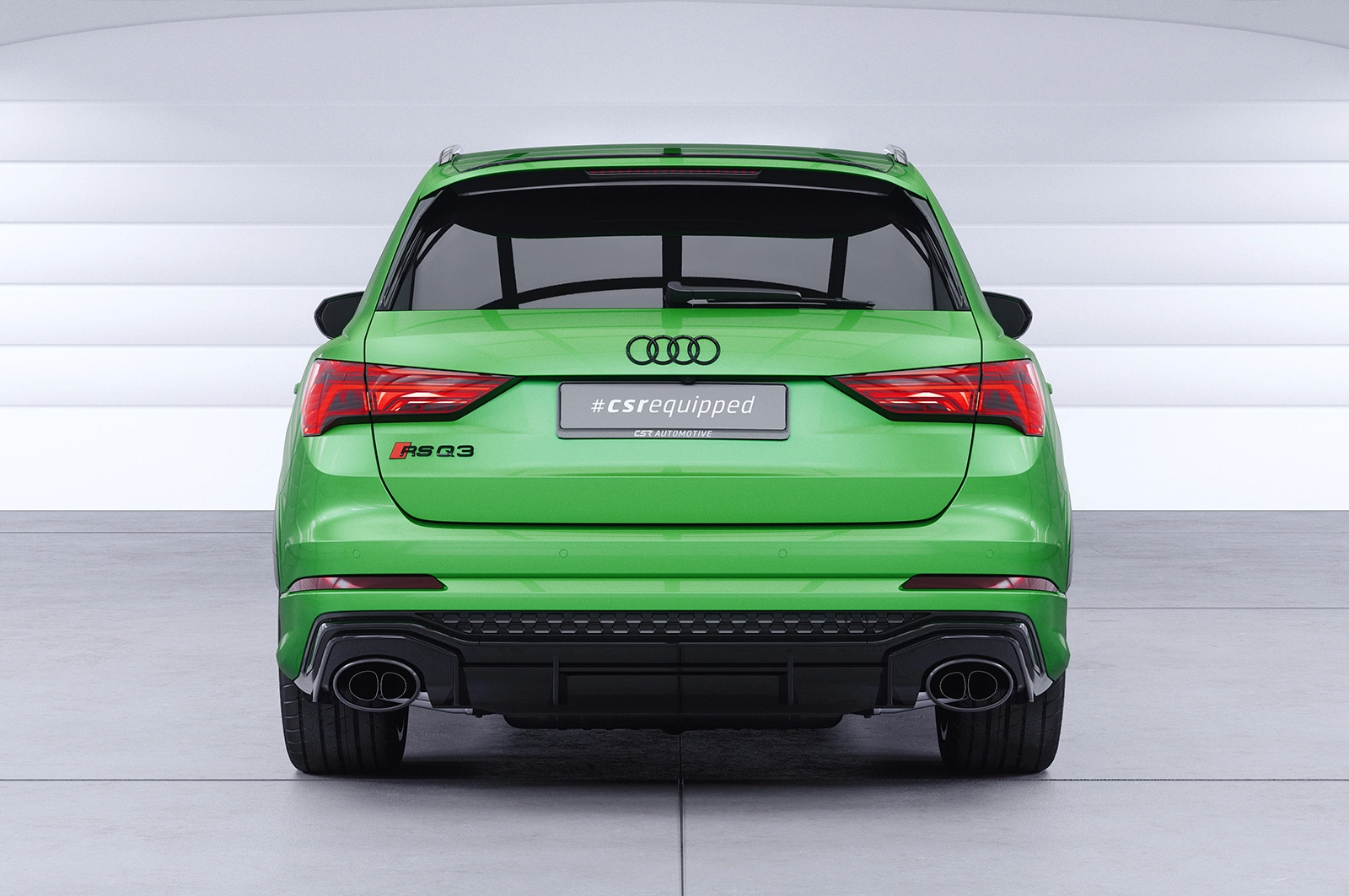 Achterspoiler Audi Q3 (Typ F3) Sportback CSR glans zwart