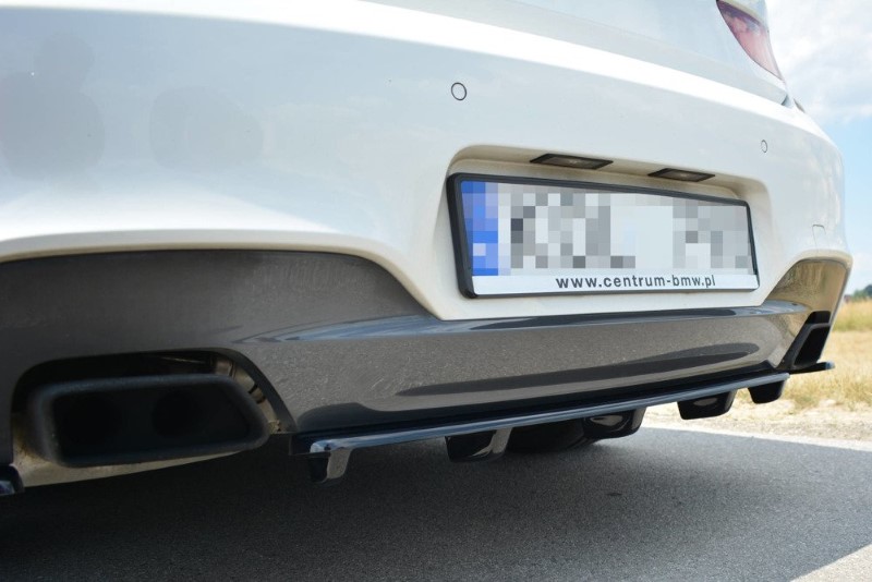 Centrale Achterspoiler BMW 6 Gran Coupé MPACK (met verticale bar) Glanzend Zwart