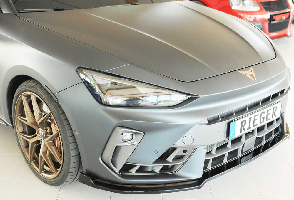 Voorspoiler voor Originele Cupra León KL (06.24-) glans zwart