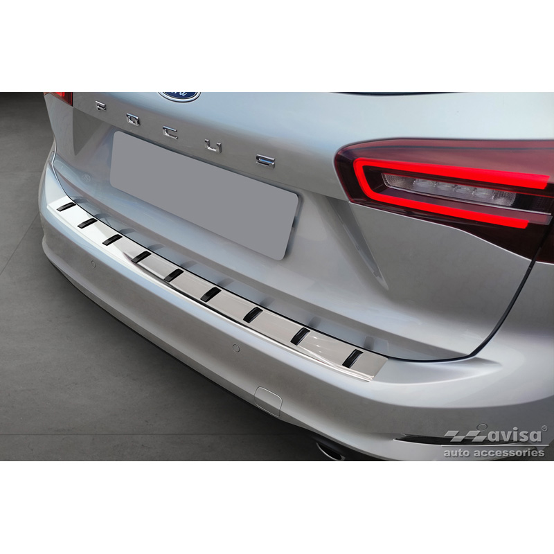 RVS Achterbumperprotector  Ford Focus IV Wagon incl. ST-Line 2018- 'STRONG EDITION'