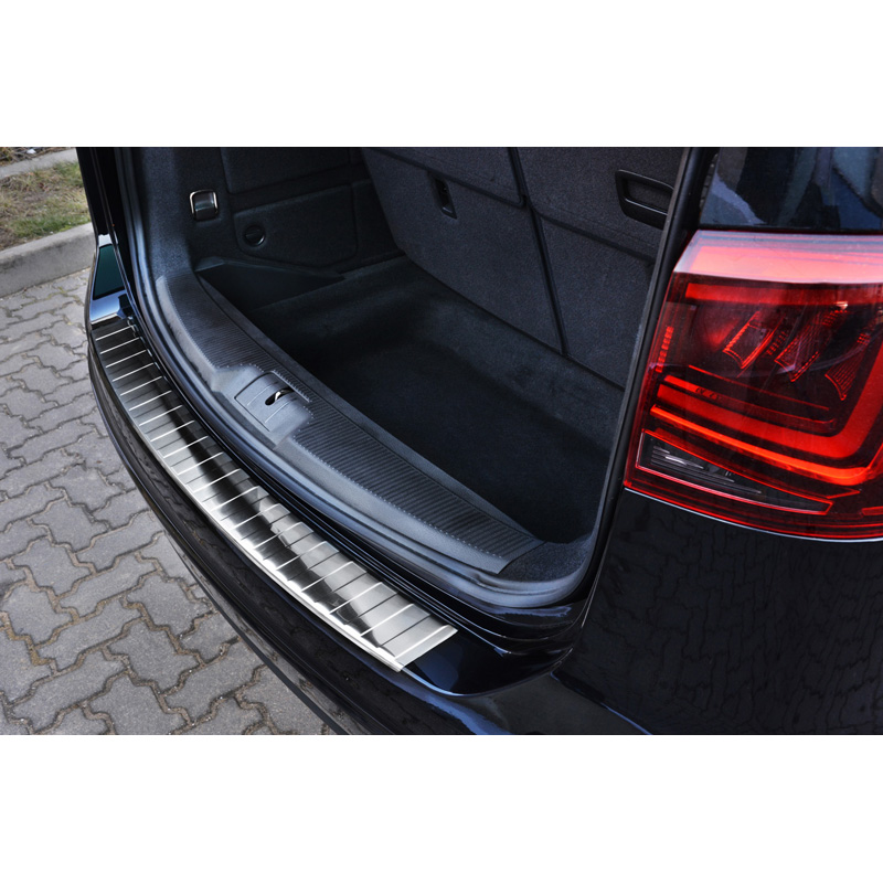 RVS Achterbumperprotector  Seat Alhambra II / Volkswagen Sharan II 2010- 'Ribs'