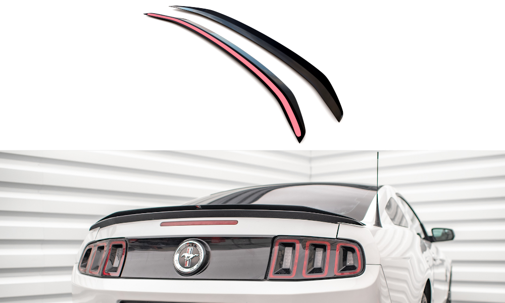 Spoiler Ford Mustang MK FL Maxton Glans Zwart