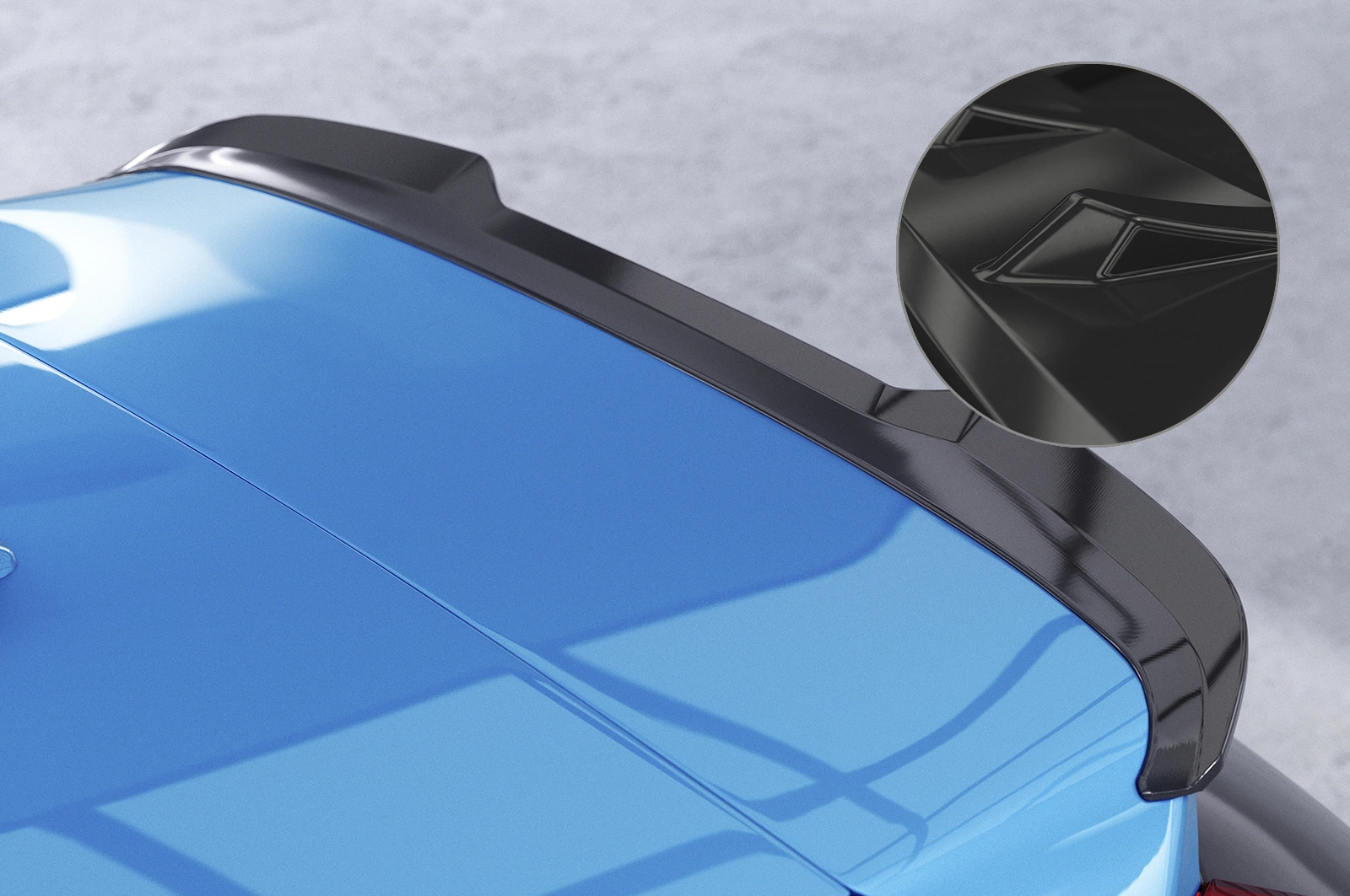 Achterspoiler Volvo V40 R-Design glans zwart CSR