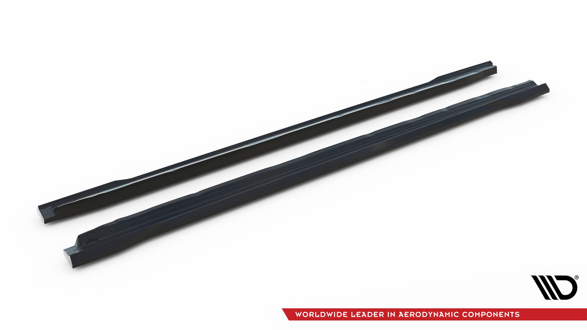 Zijskirts Volkswagen Passat B9 Maxton Glanzend zwart