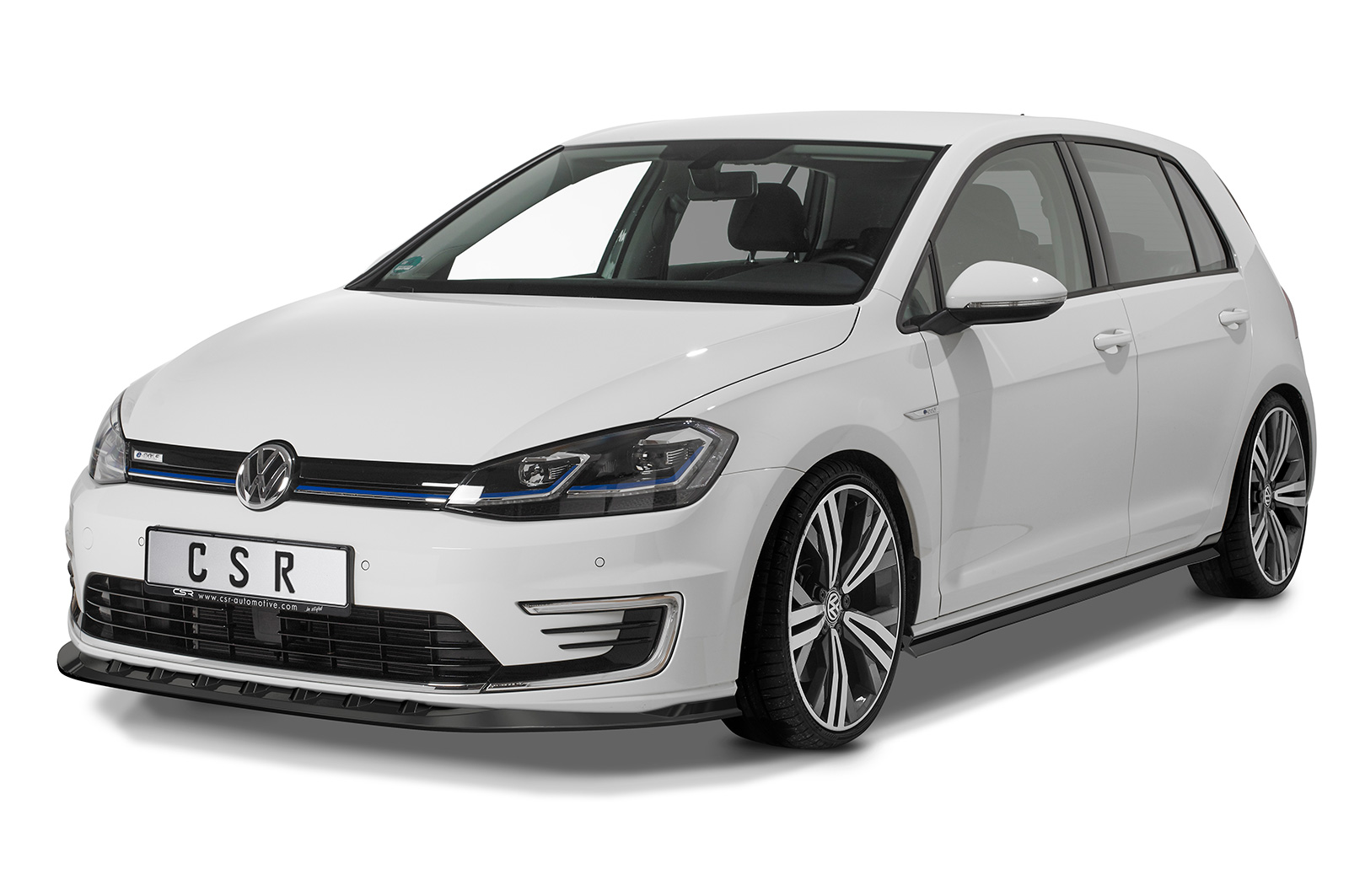 Voorspoiler Volkswagen Golf-E Zwart Glans CSR