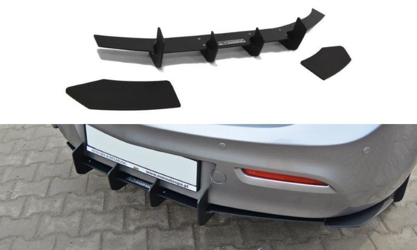 Diffuser & achter zijskirts Mazda 3 MK2 Maxton Design