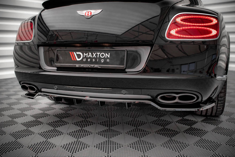 Diffuser Bentley Continental GT V8 S MK2 Maxton Glans Zwart