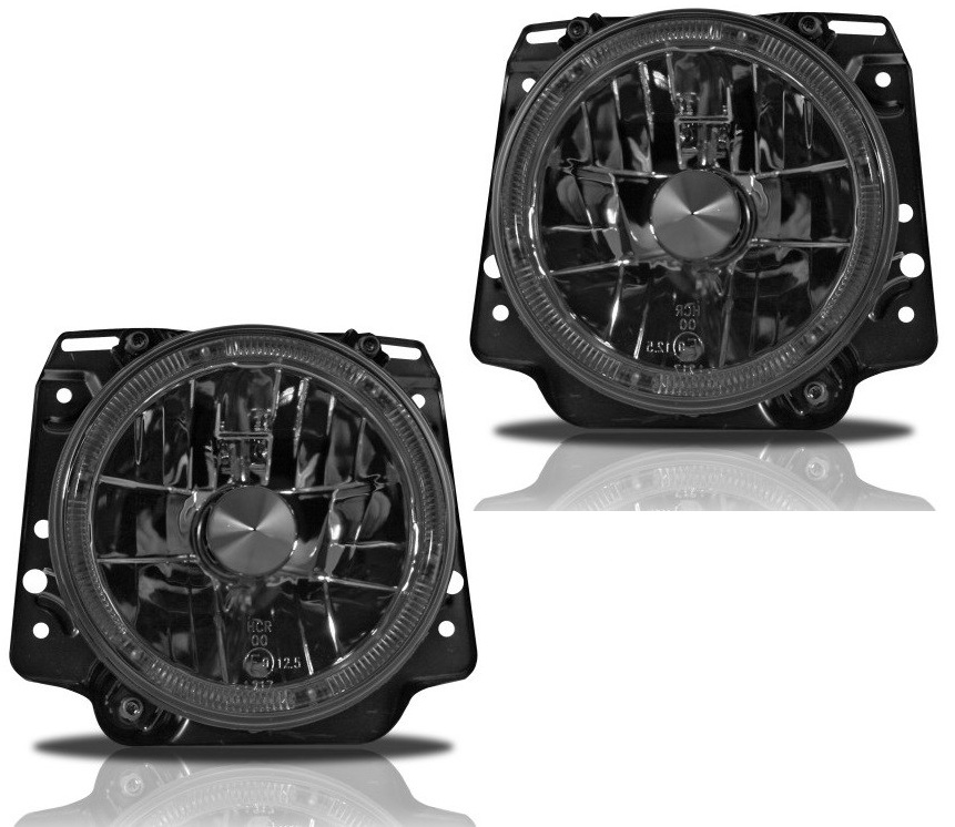 Faros VW Golf II Angel Eyes humo
