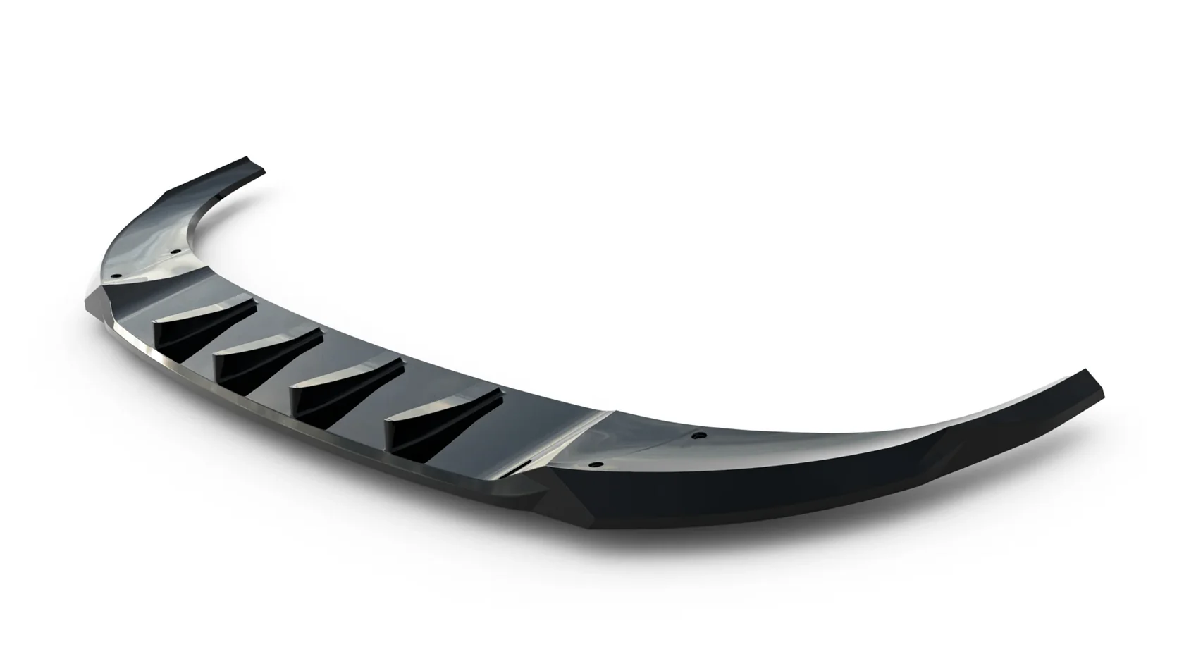 Voorspoiler passend voor Mazda 6e Mk1 Glans Zwart – Maxton Design