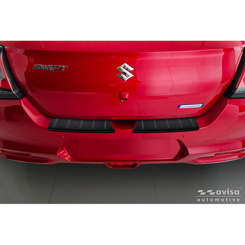 Matzwart RVS Achterbumperprotector  Suzuki Swift VI 2024- 'Ribs'