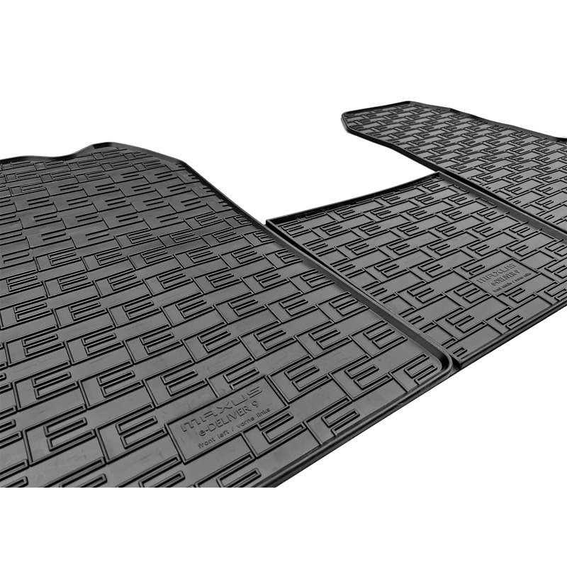 Rubber matten  Maxus eDeliver 9 (ev-90) 2020- (3-delig + montagesysteem)