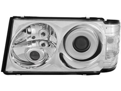 Faros Mercedes E-class W124 86-93 cromo
