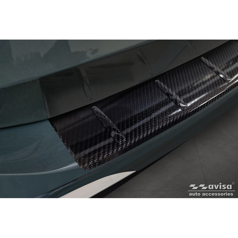Echt 3D Carbon Achterbumperprotector  Volkswagen Tiguan III (CT1) 2024- 'Ribs'