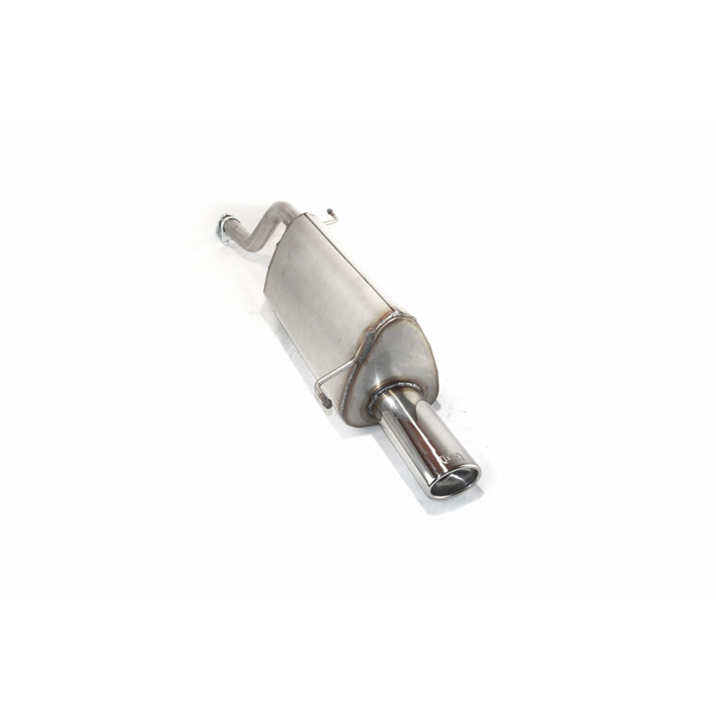 RVS Sportuitlaat  Opel Corsa D HB 1.0i 44kW/1.2i 59kW/1.4i 66kW 2006- 95x65mm (excl. OPC/OPC-Line)