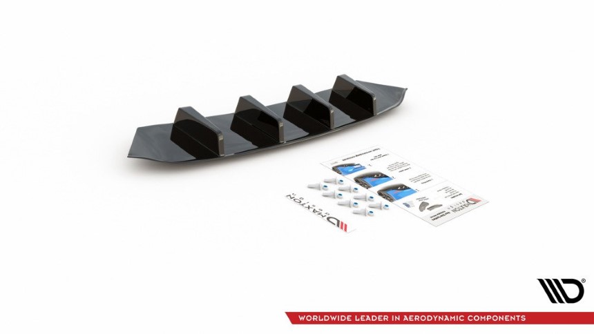Diffuser Mercedes AMG GT 63s Maxton Design glans zwart