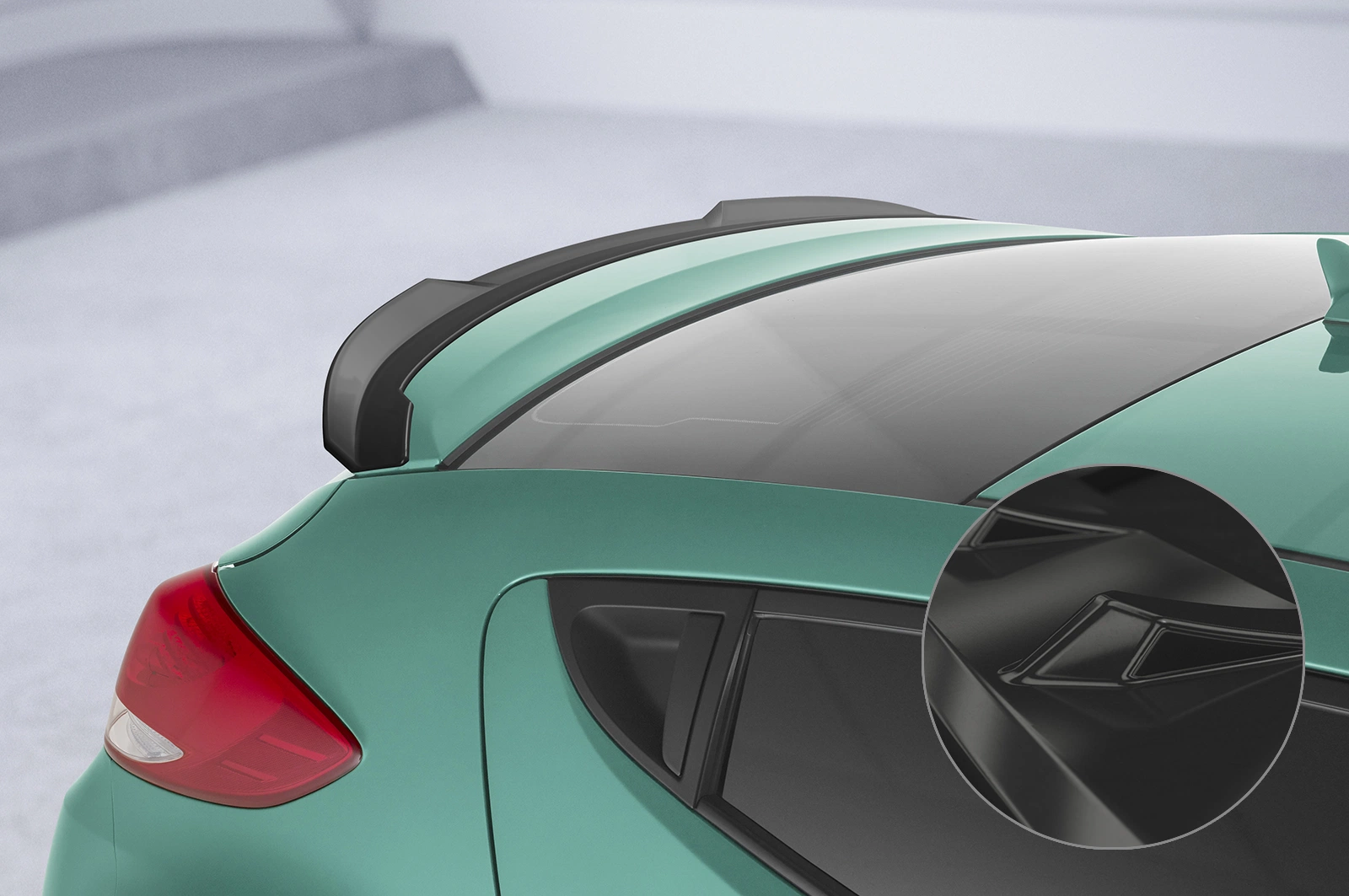 Achterspoiler Hyundai Veloster MK1 Turbo Glans Zwart – CSR Design (2012-2018)