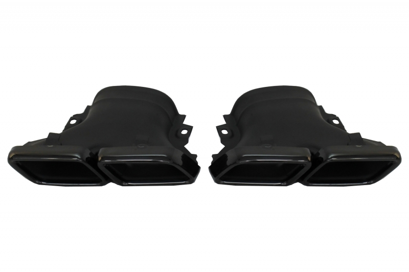 Diffusor Mercedes GLC X253 (2015-..) GLC63 incl. Uitlaat Stukken zwart