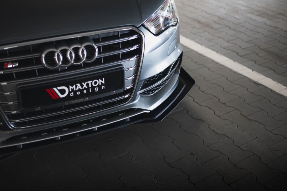 Voorspoiler Audi A3 S-line / S3 8V Sedan Maxton Flaps