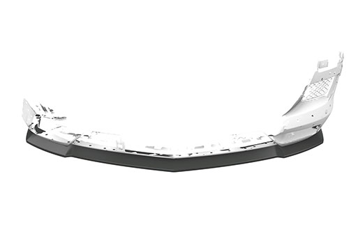 Voorspoiler Mercedes Benz SLS AMG (197) CSR Glans Zwart