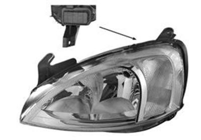 koplamp, Bosch, H7+H7, elektr verstelb, incl stelmotortje, recht