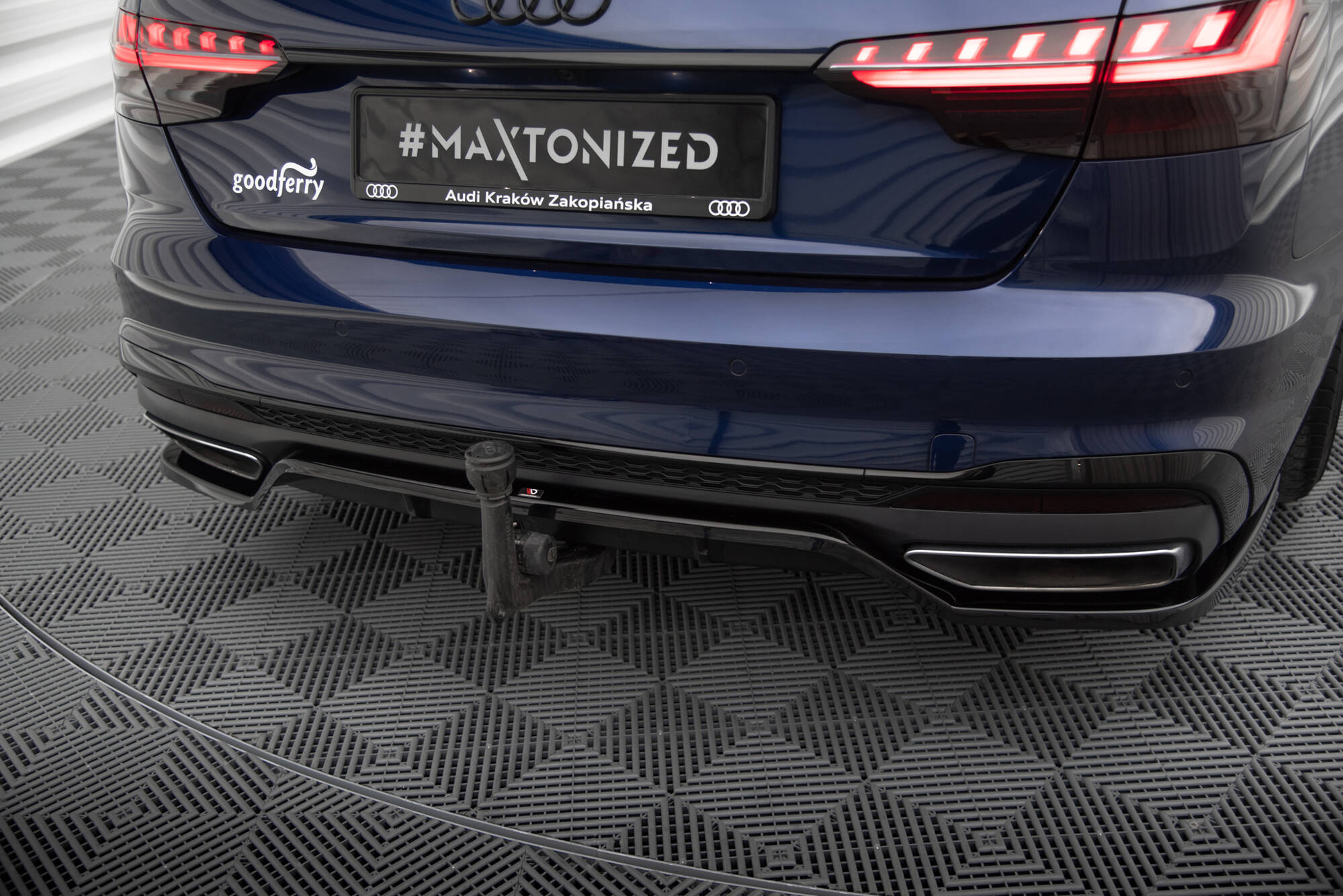 Achterdiffuser Audi A4 S-Line B9 Facelift 2019–2024 van Maxton Design V.2