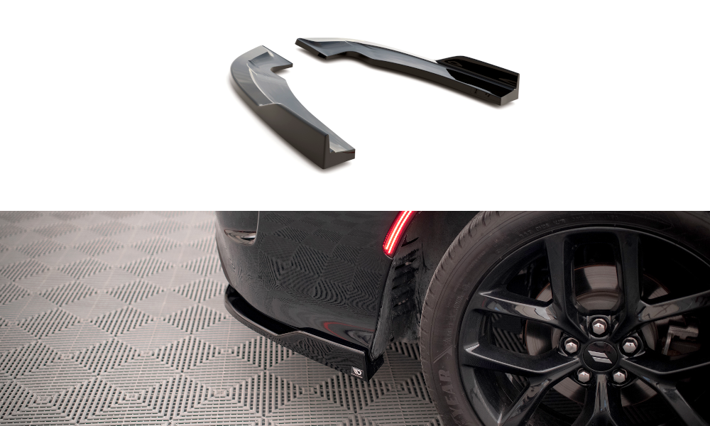Zijdiffusers Dodge Charger SRT MK7 FL Maxton Glans Zwart
