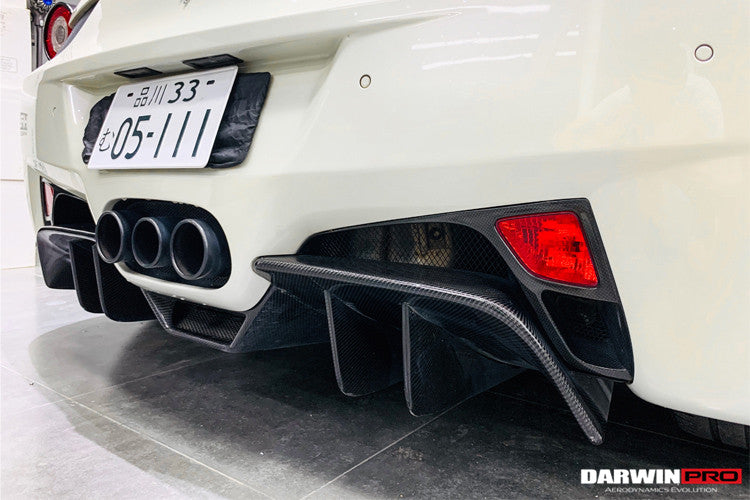 2010-2015 Ferrari 458 Coupe/Spyder Brake Lights Covers Carbon