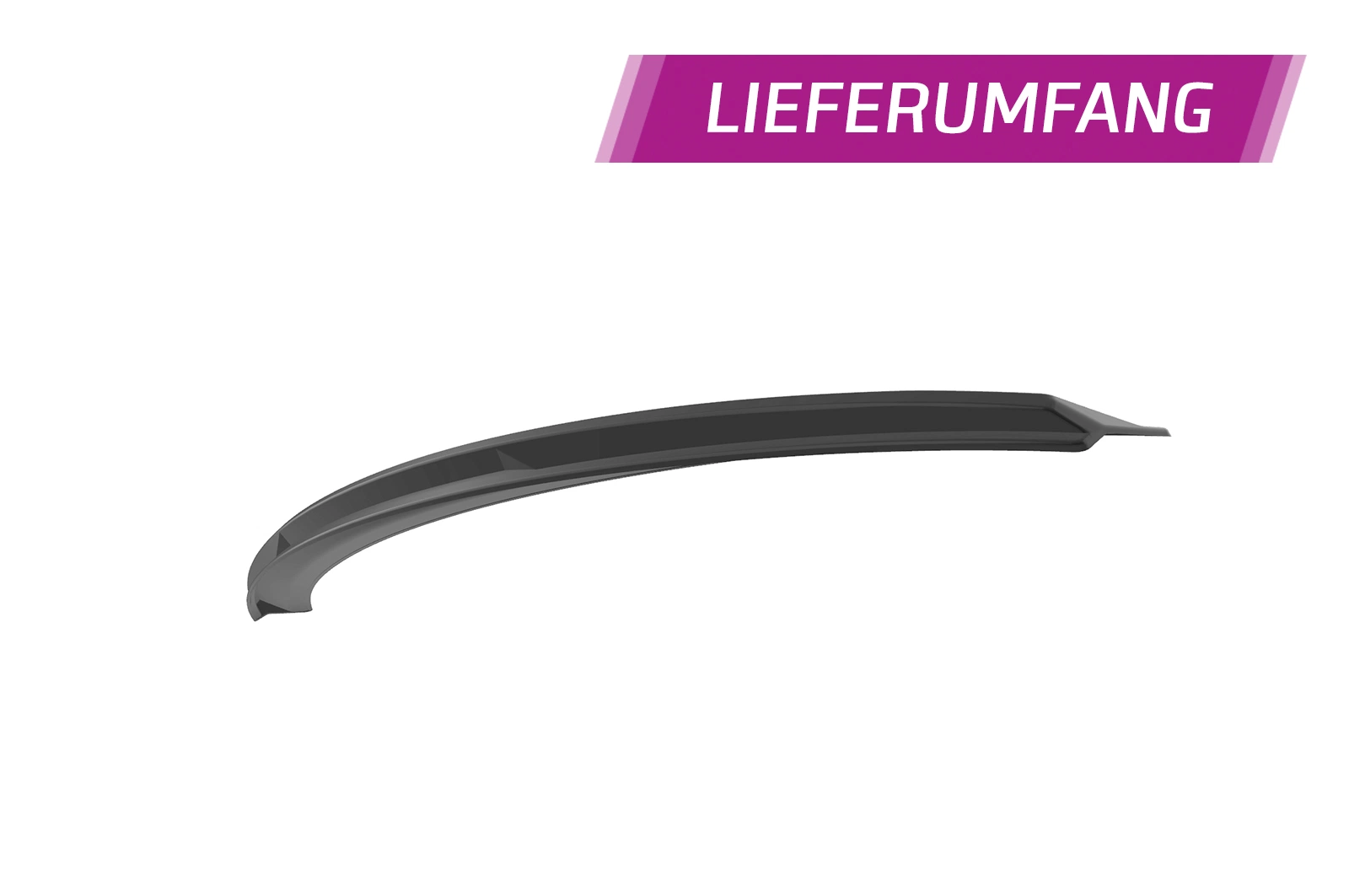 Achterspoiler Audi A8 (D5) glans zwart