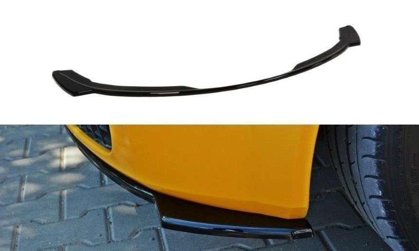 Achter skirt Renault Megane 2 RS Maxton Design glans zwart